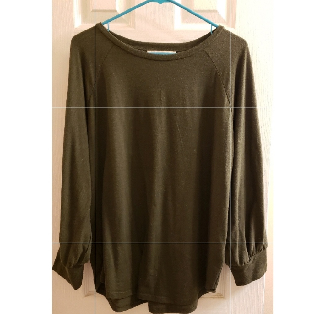 Olive green shirt